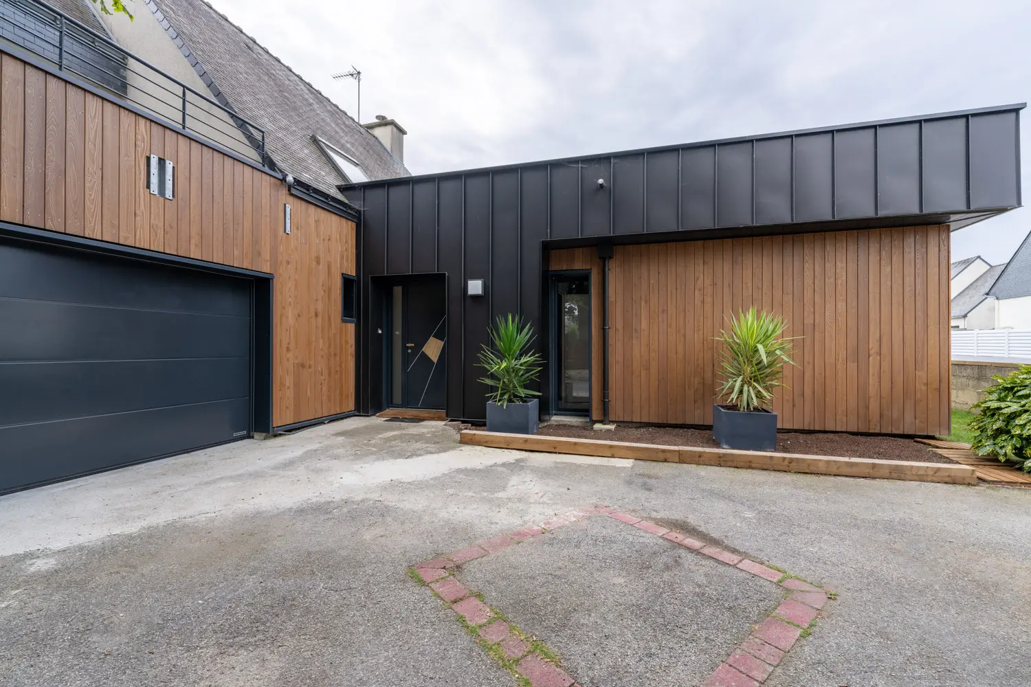 Extension d'une maison des années 80, Ploemeur